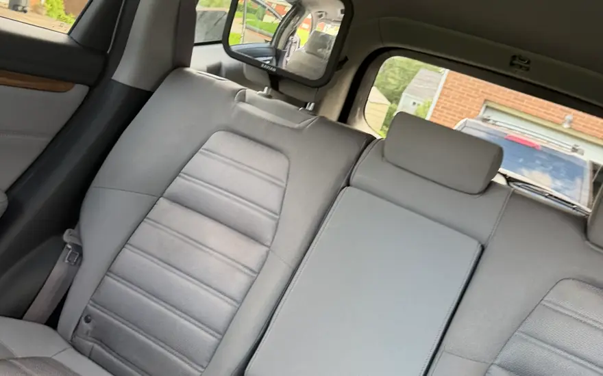 The finished rear bench and footwells